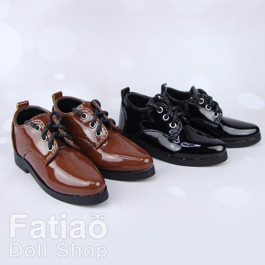 Fatiao - New 1/4 BJD Dollfie MSD Derby Shoes - Black/Brown (Size 6cm)