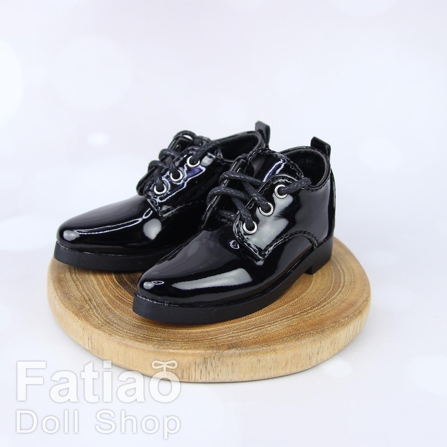 Fatiao - New 1/4 BJD Dollfie MSD Derby Shoes - Black/Brown (Size 6cm)