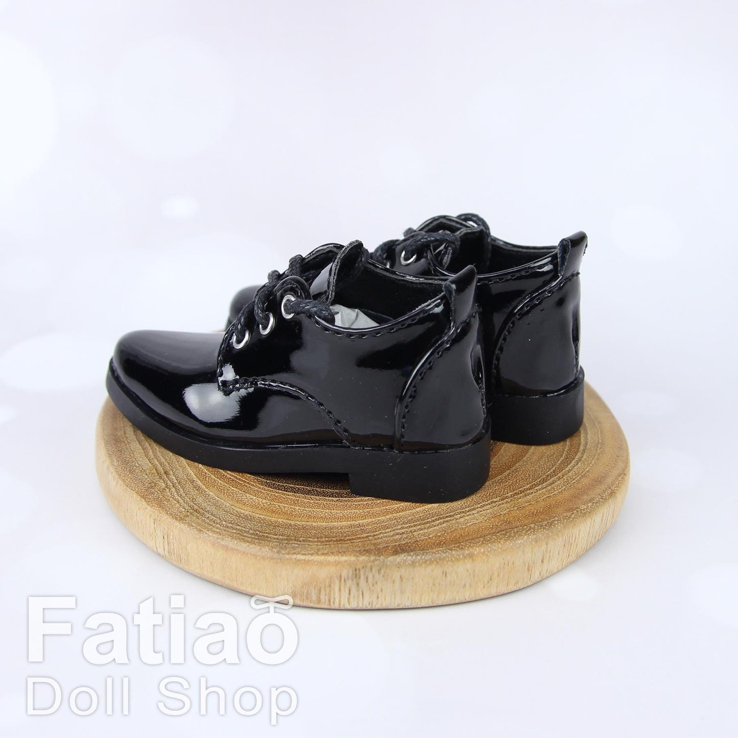 Fatiao - New 1/4 BJD Dollfie MSD Derby Shoes - Black/Brown (Size 6cm)
