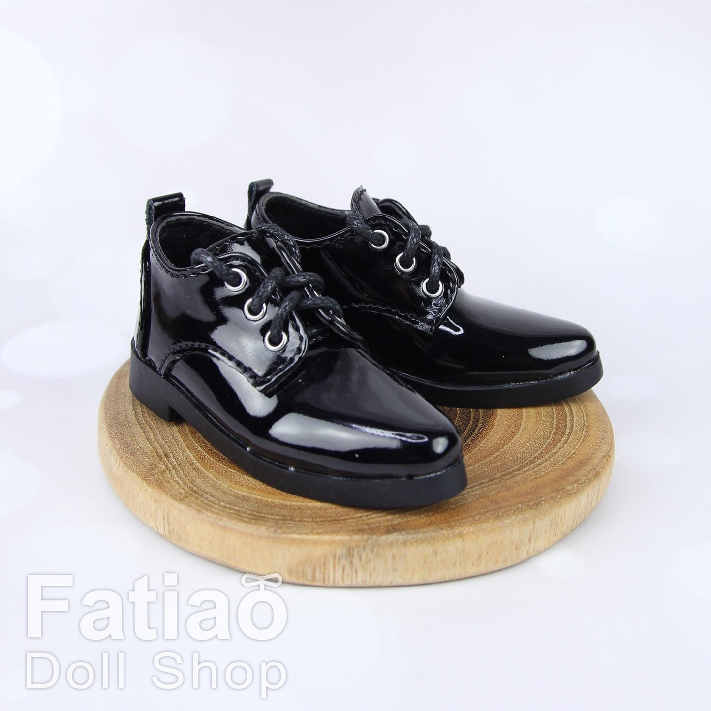 Fatiao - New 1/4 BJD Dollfie MSD Derby Shoes - Black/Brown (Size 6cm)