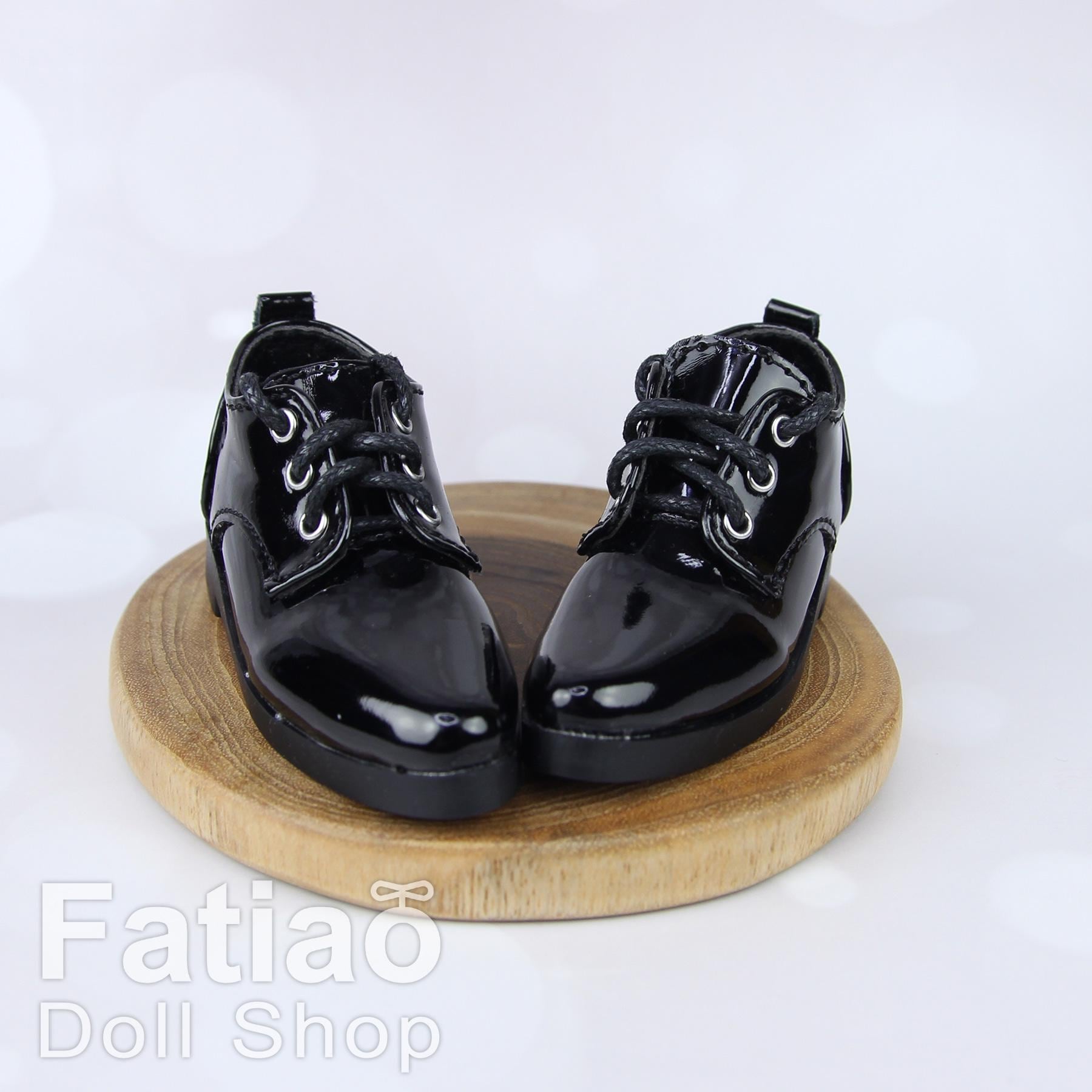 Fatiao - New 1/4 BJD Dollfie MSD Derby Shoes - Black/Brown (Size 6cm)