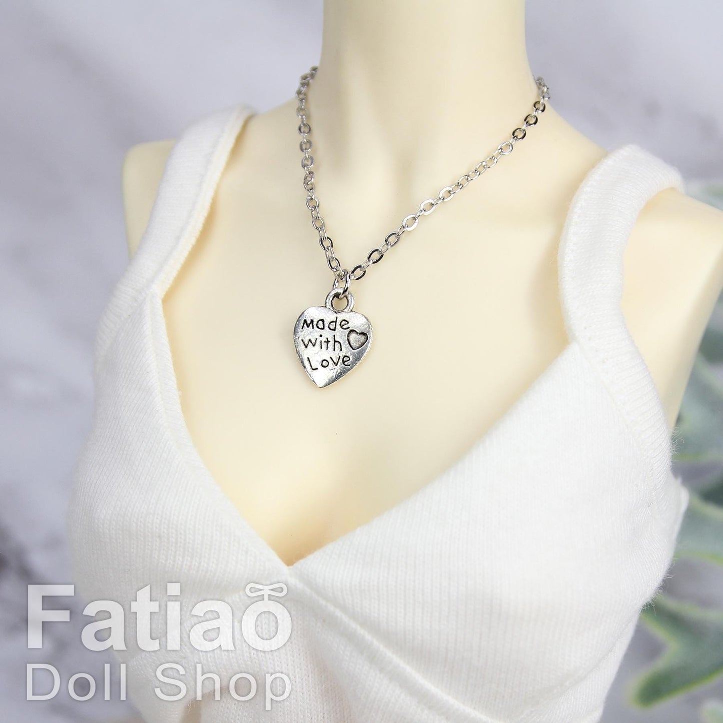 Dolls silver Necklace for 1/3 BJD SD DD Smart Doll 1/4MSD