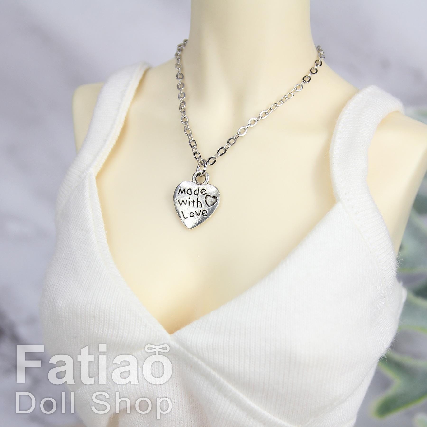 Dolls silver Necklace for 1/3 BJD SD DD Smart Doll 1/4MSD