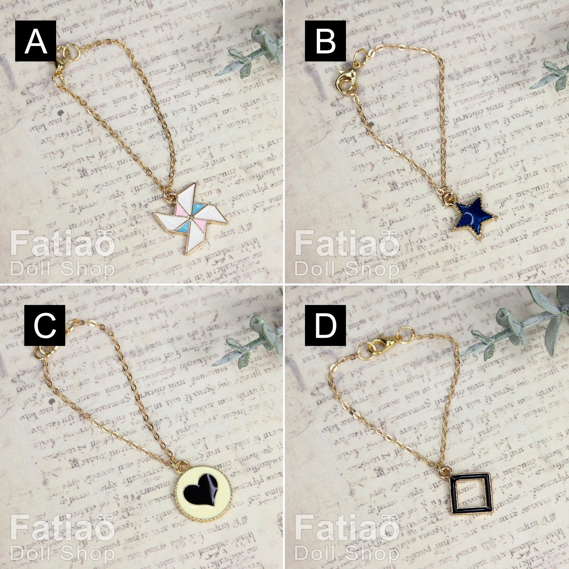 Dolls silver Necklace for 1/3 BJD SD DD Smart Doll 1/4MSD