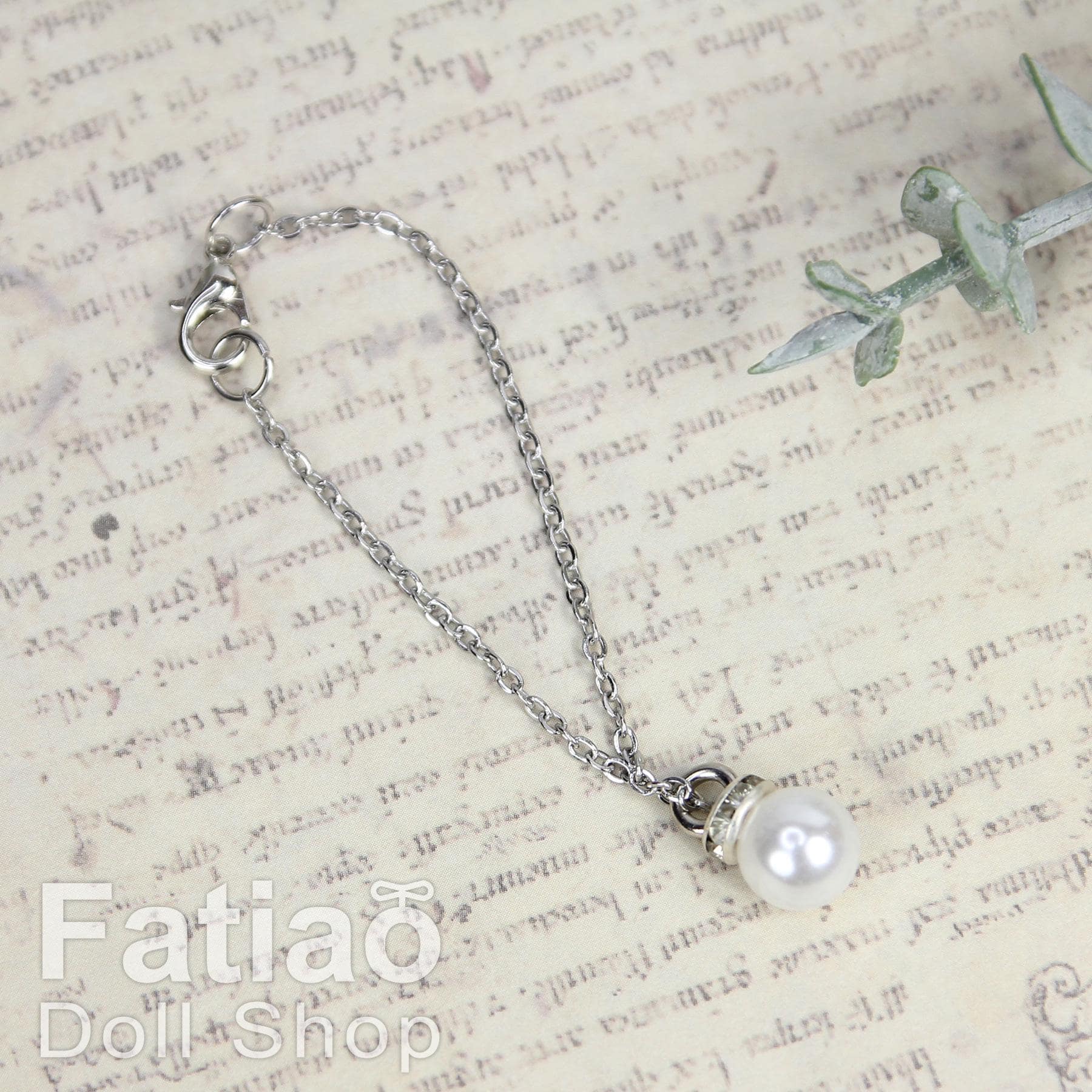 Dolls silver Necklace for 1/3 BJD SD DD Smart Doll 1/4MSD