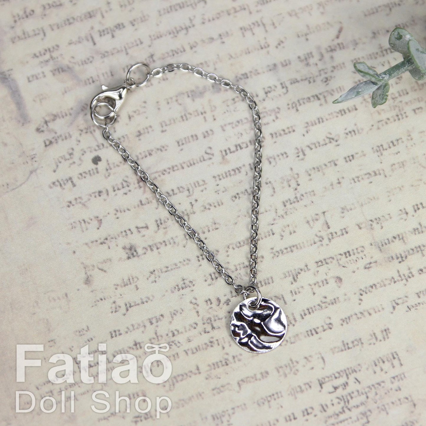 Dolls silver Necklace for 1/3 BJD SD DD Smart Doll 1/4MSD