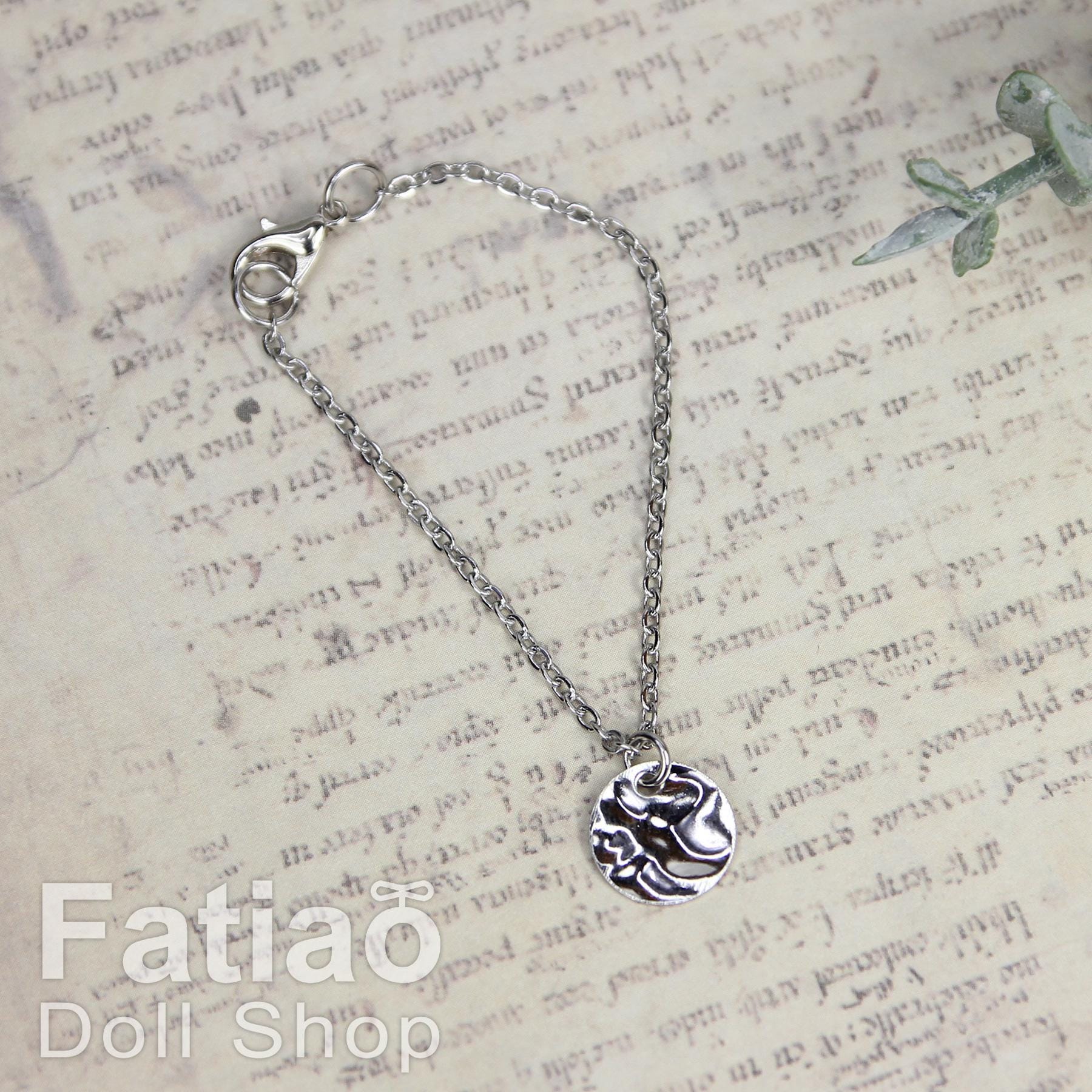 Dolls silver Necklace for 1/3 BJD SD DD Smart Doll 1/4MSD
