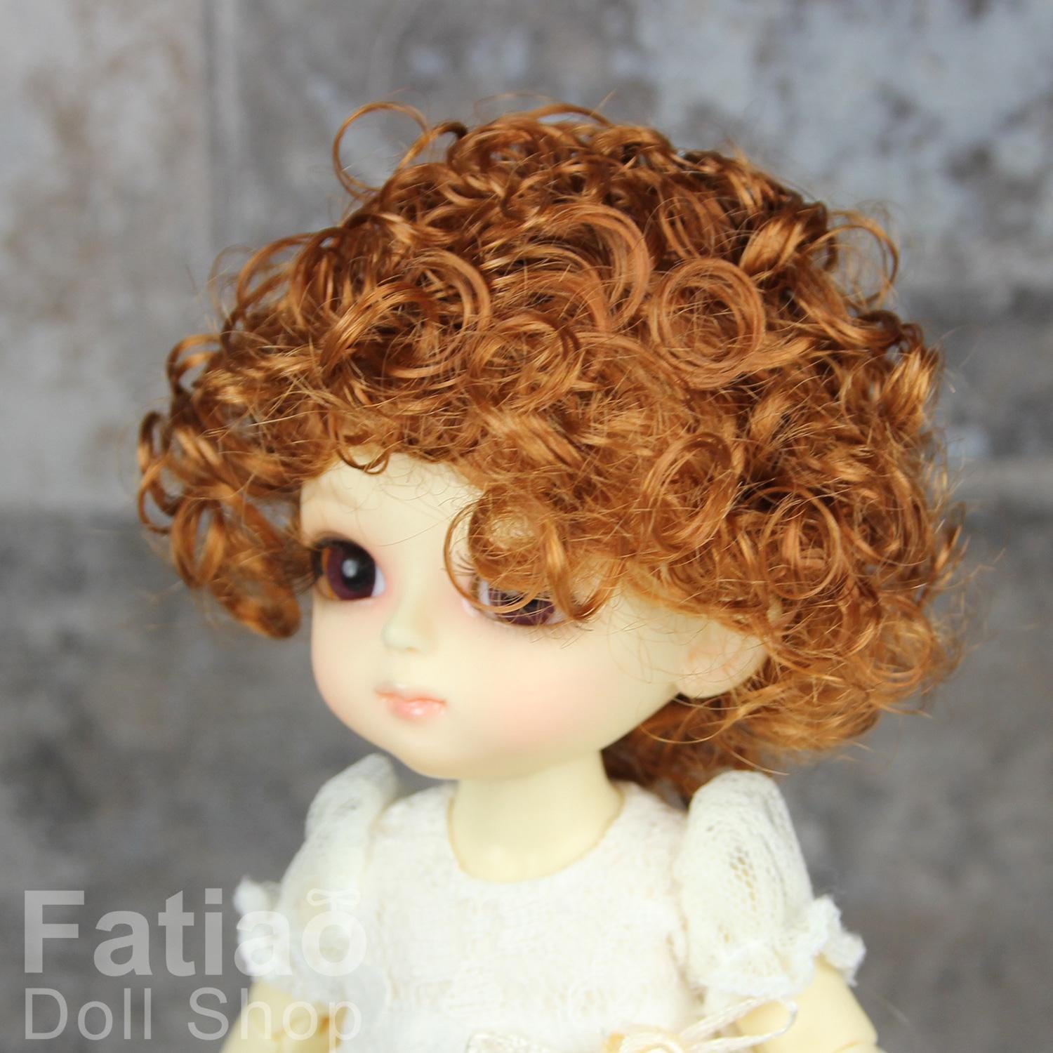 Fatiao - BJD Dollfie Lati Yellow Pukifee 5-6" Angel Doll Wig Caramel