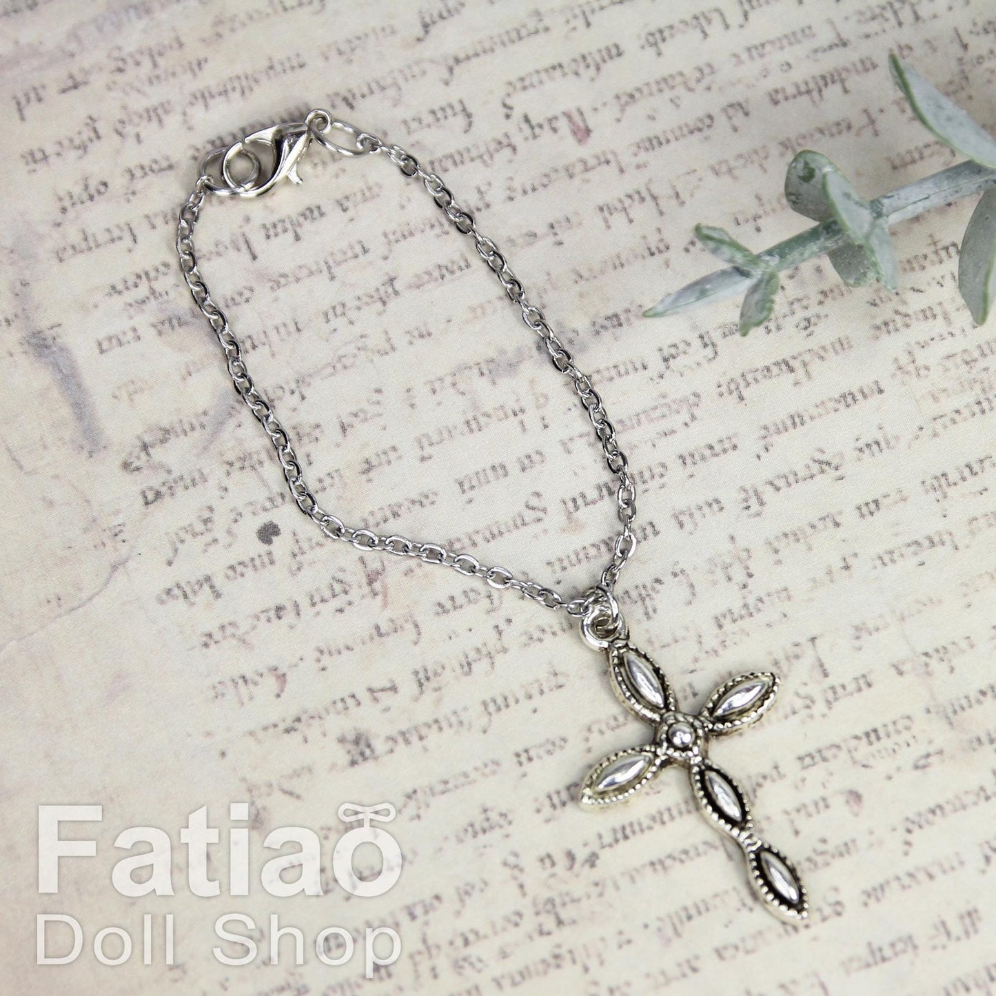 Dolls silver Necklace for 1/3 BJD SD DD Smart Doll 1/4MSD