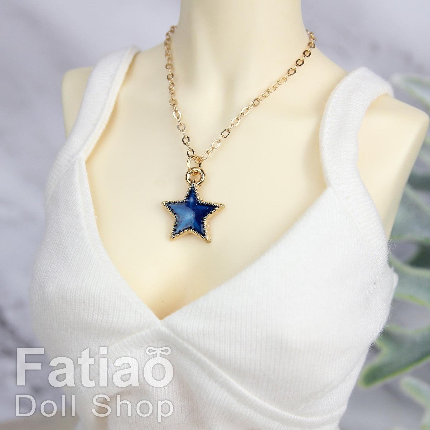 Dolls silver Necklace for 1/3 BJD SD DD Smart Doll 1/4MSD