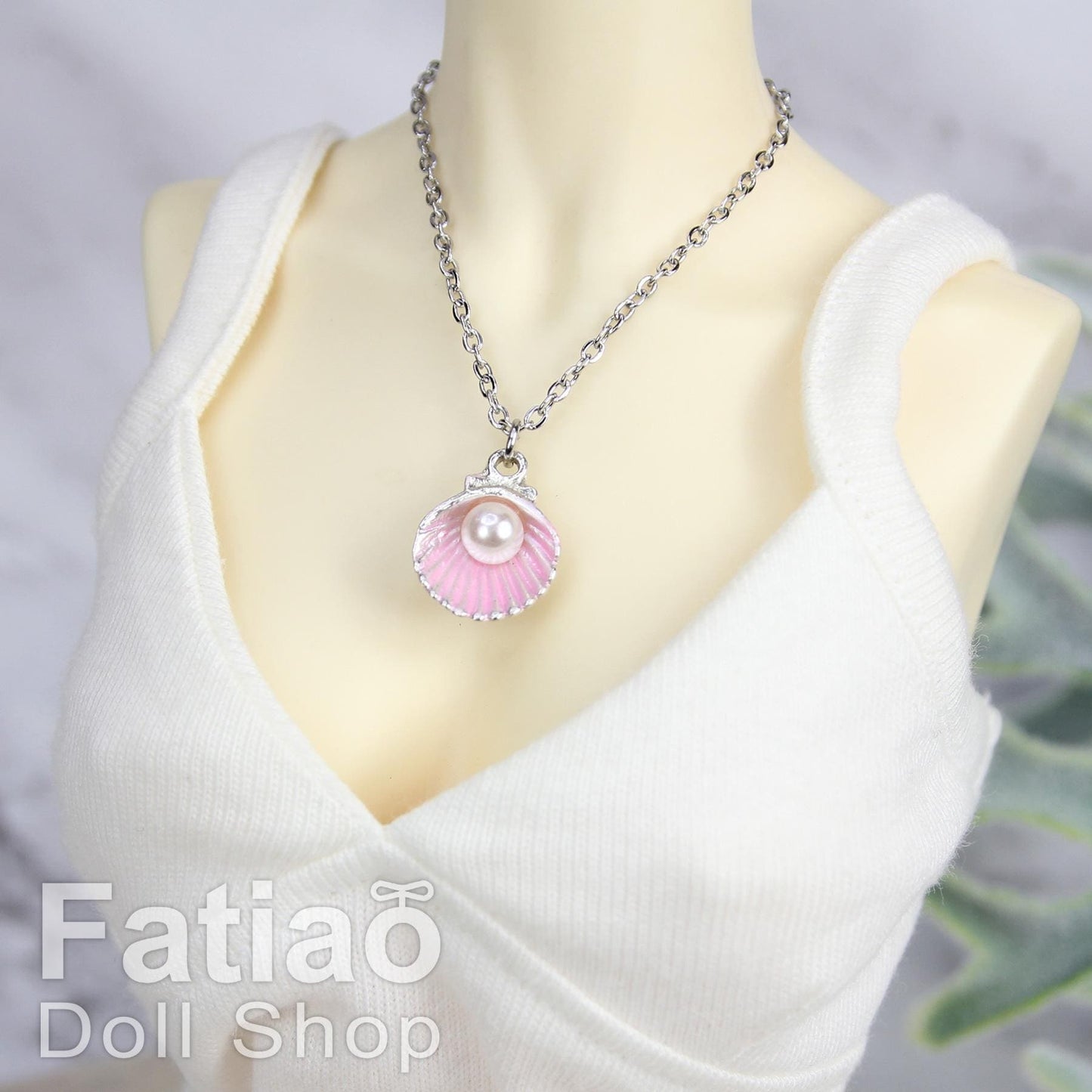 Dolls silver Necklace for 1/3 BJD SD DD Smart Doll 1/4MSD
