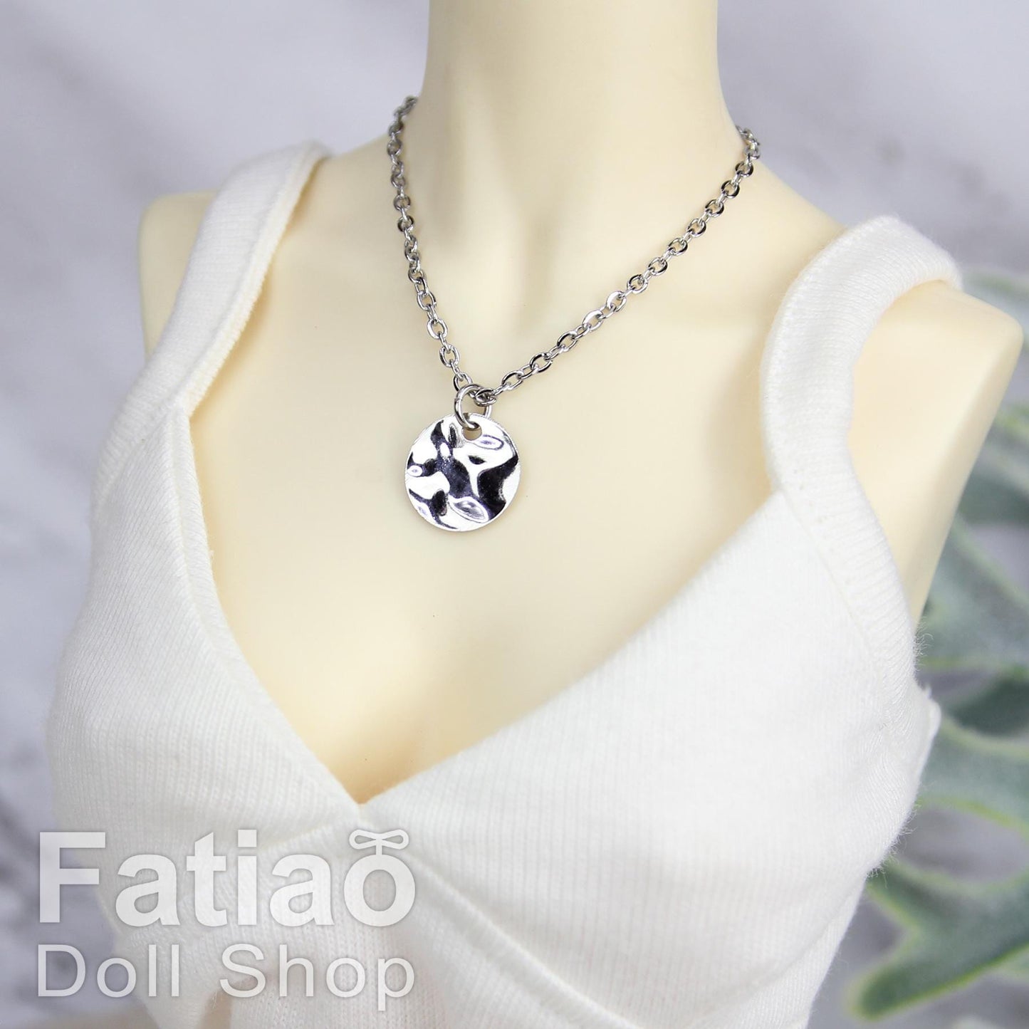 Dolls silver Necklace for 1/3 BJD SD DD Smart Doll 1/4MSD
