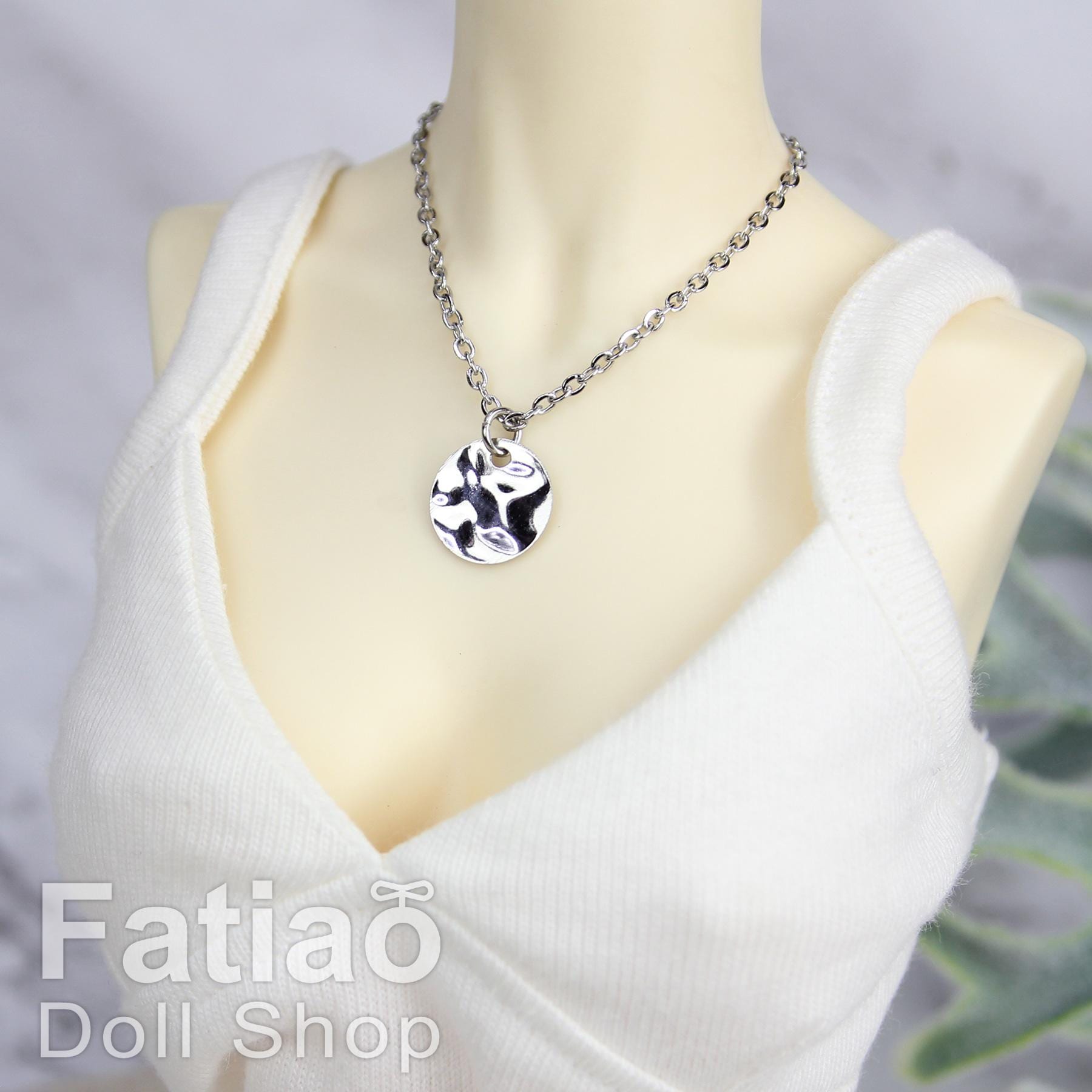 Dolls silver Necklace for 1/3 BJD SD DD Smart Doll 1/4MSD