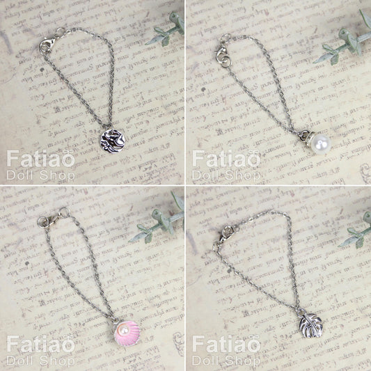 Dolls silver Necklace for 1/3 BJD SD DD Smart Doll 1/4MSD