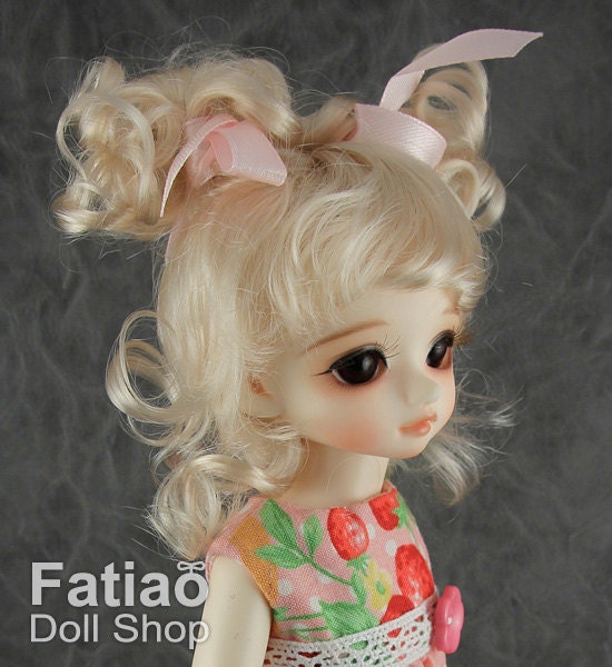 Fatiao - New Dollfie Yo-SD 1/6 BJD - Dolls Wig 6-7 inch - Blonde
