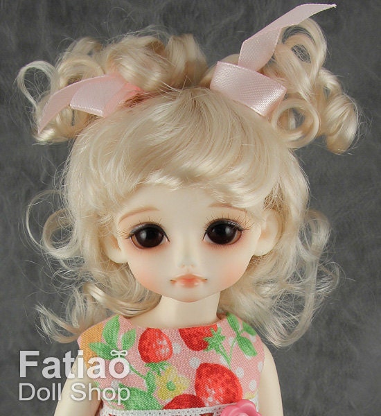 Fatiao - New Dollfie Yo-SD 1/6 BJD - Dolls Wig 6-7 inch - Blonde
