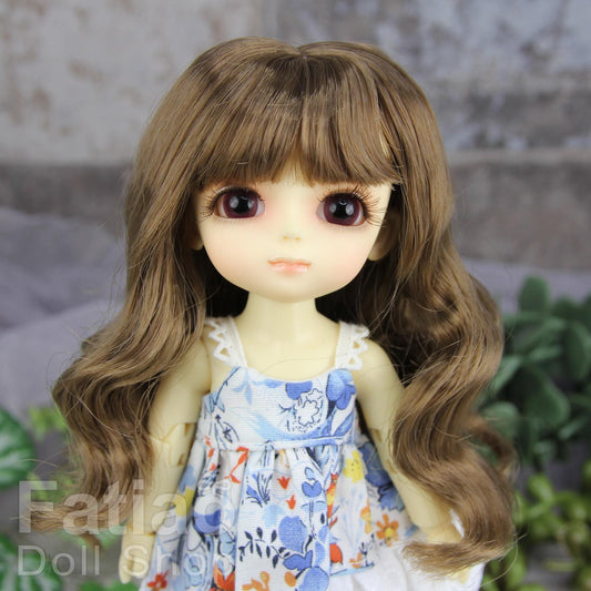 Fatiao - Dollfie Lati Yellow Pukifee 5-6" Soft fiber Doll Wig Brown