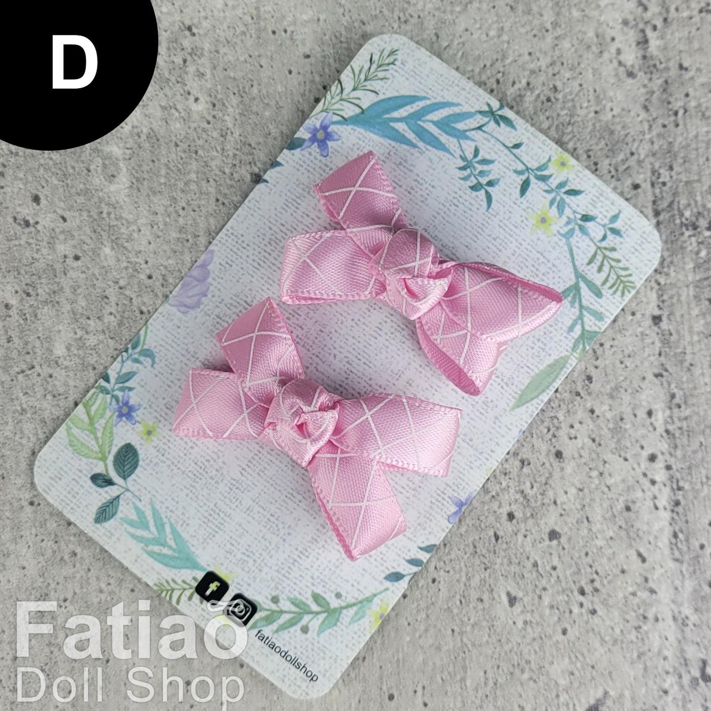 Dolls BJD Ribbon Hair Clip - Fatiao handmade
