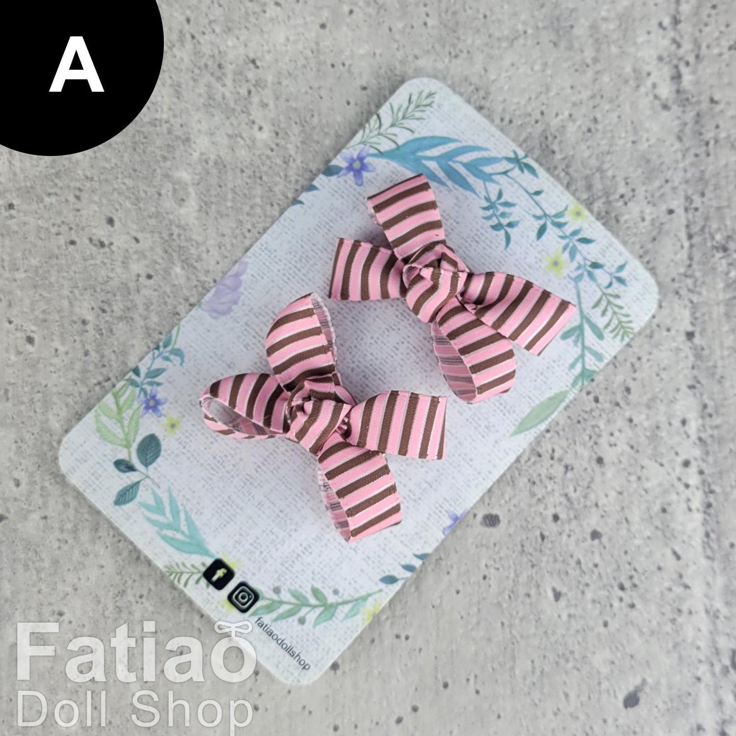 Dolls BJD Ribbon Hair Clip - Fatiao handmade