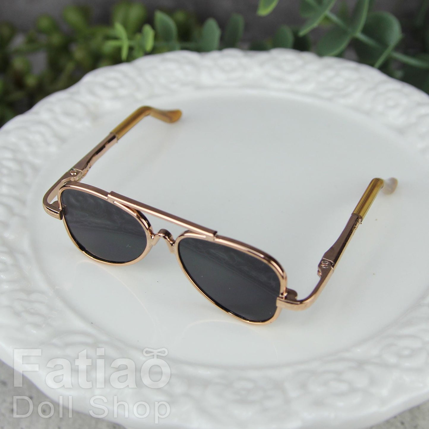 New fashion Dolls Glasses fit 1/3 BJD SD Super Dollfie Gold