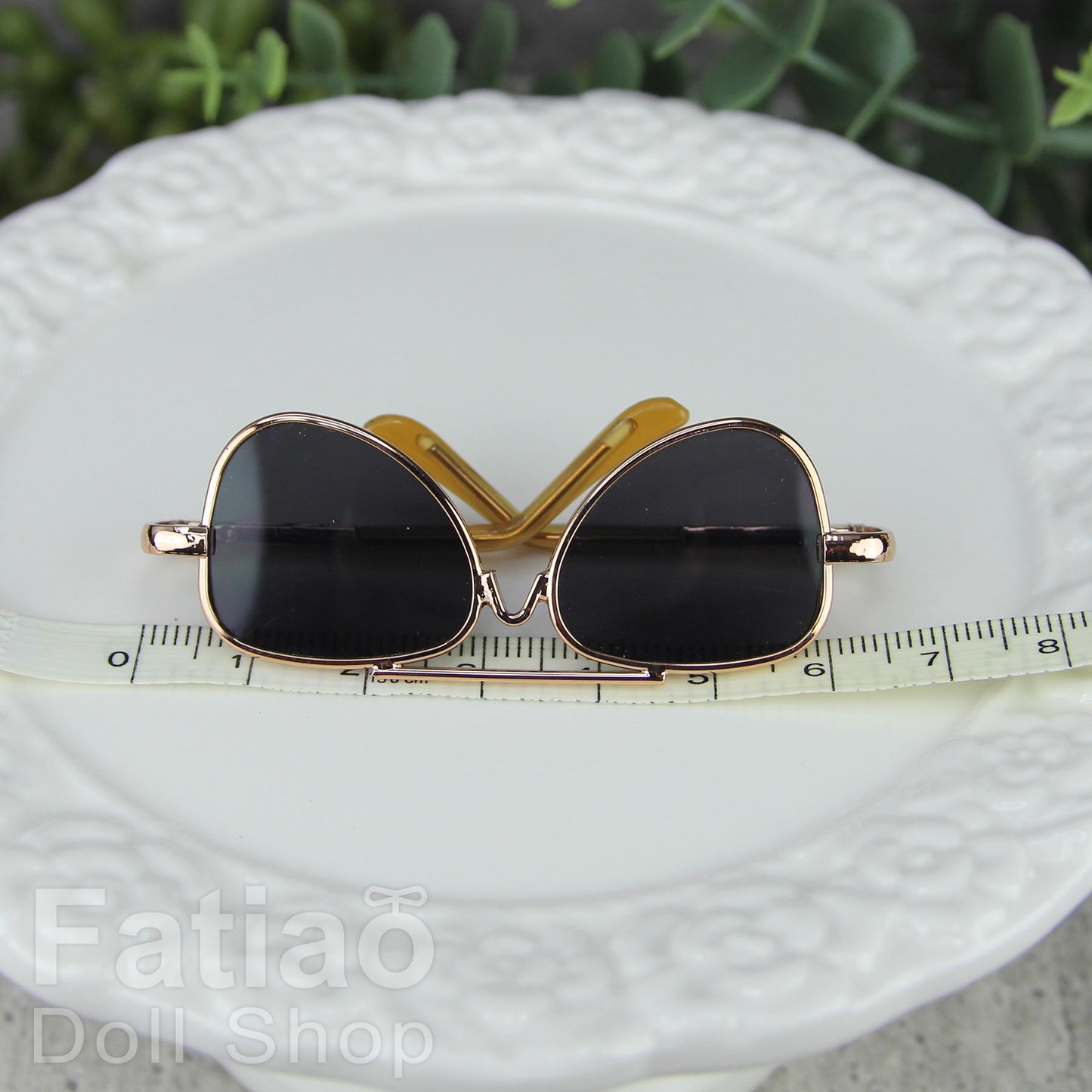 New fashion Dolls Glasses fit 1/3 BJD SD Super Dollfie Gold