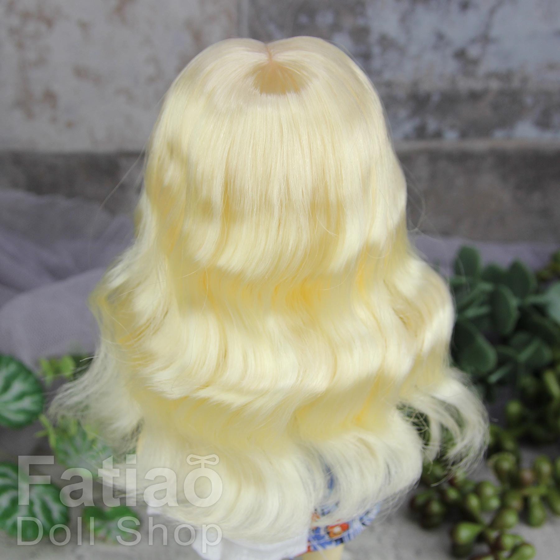 Fatiao - Dollfie Lati Yellow Pukifee 5-6" Soft fiber Doll Wig Pure Blonde