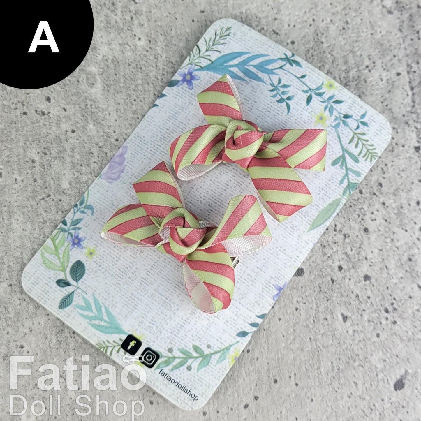 Dolls BJD Ribbon Hair Clip - Fatiao handmade