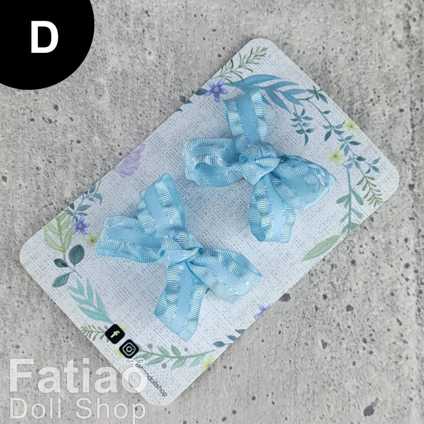Dolls BJD Ribbon Hair Clip - Fatiao handmade