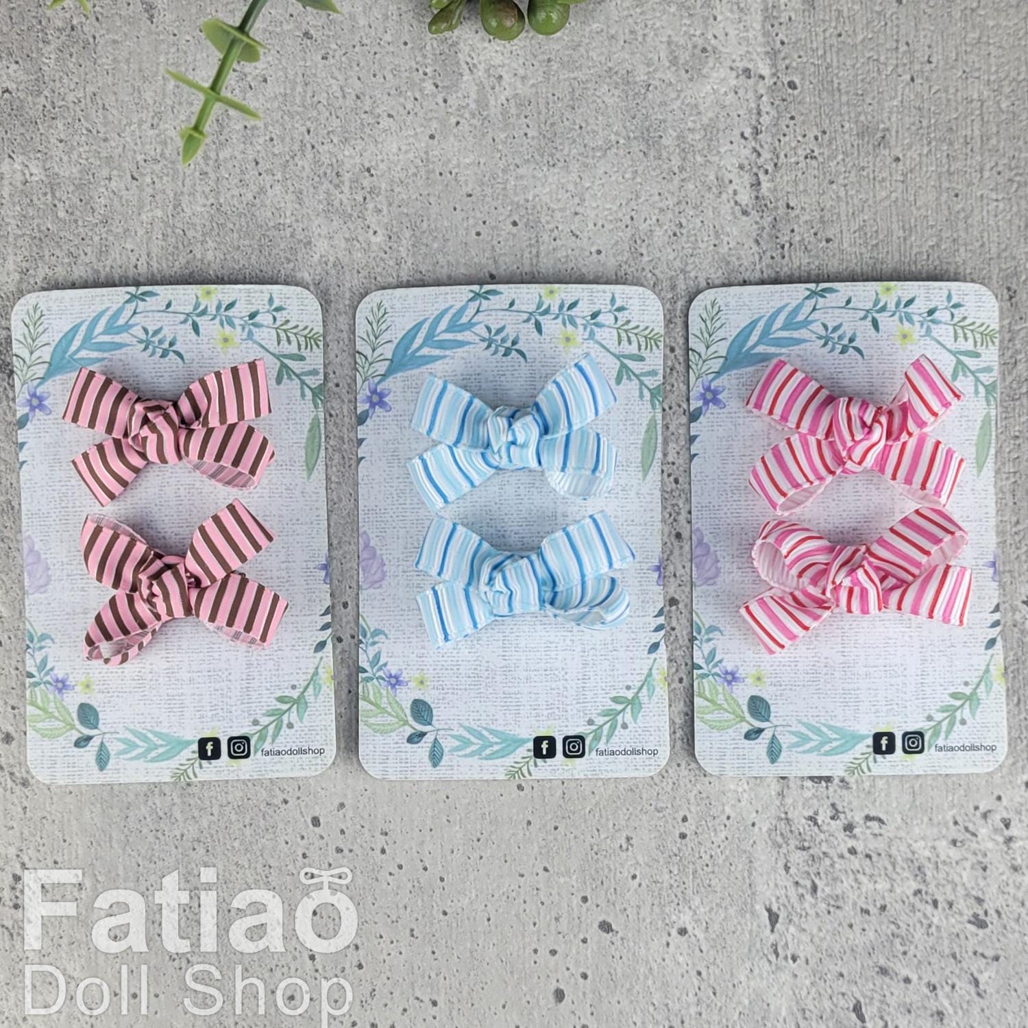 Dolls BJD Ribbon Hair Clip - Fatiao handmade