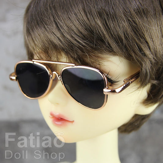 New fashion Dolls Glasses fit 1/3 BJD SD Super Dollfie Gold