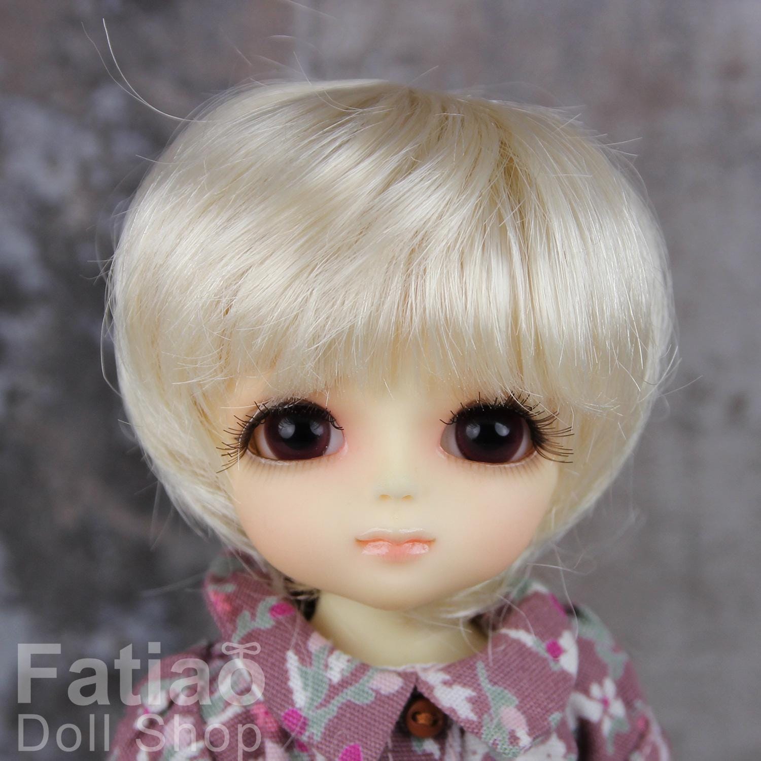 Fatiao - Dollfie Lati Yellow Pukifee 5-6" BJD Doll Wig - Blonde