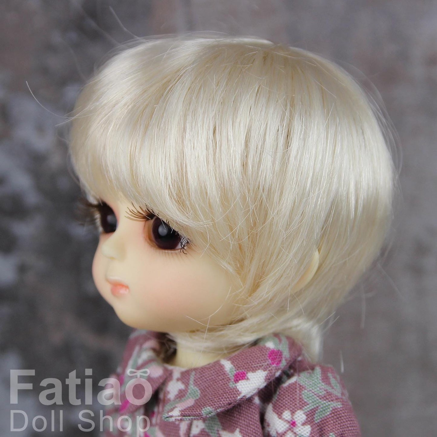 Fatiao - Dollfie Lati Yellow Pukifee 5-6" BJD Doll Wig - Blonde