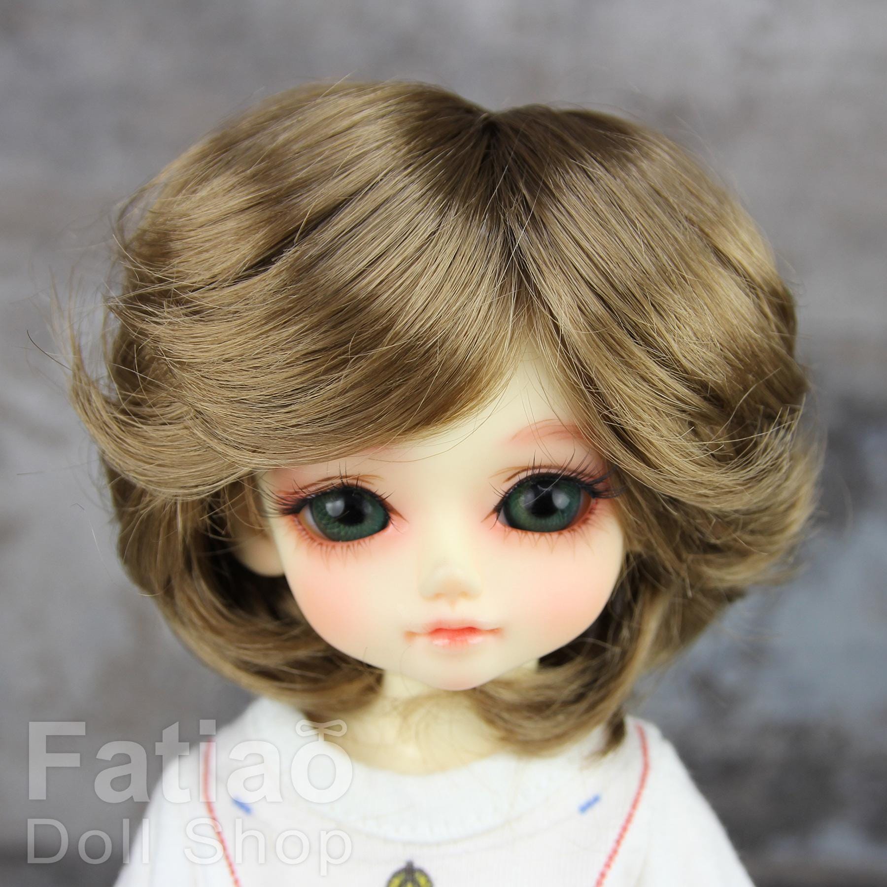 Fatiao - New Dolls Wig Dollfie Yo-SD 1/6 BJD 6-7" size - Latte
