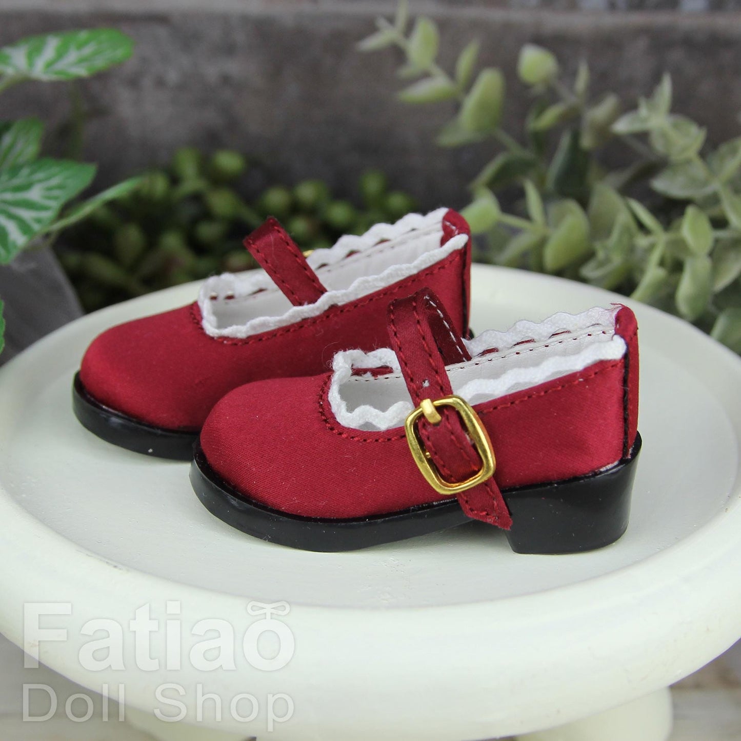 Fatiao - New 1/4 BJD MSD MDD Dollfie Dolls Satin Mary Jane Shoes