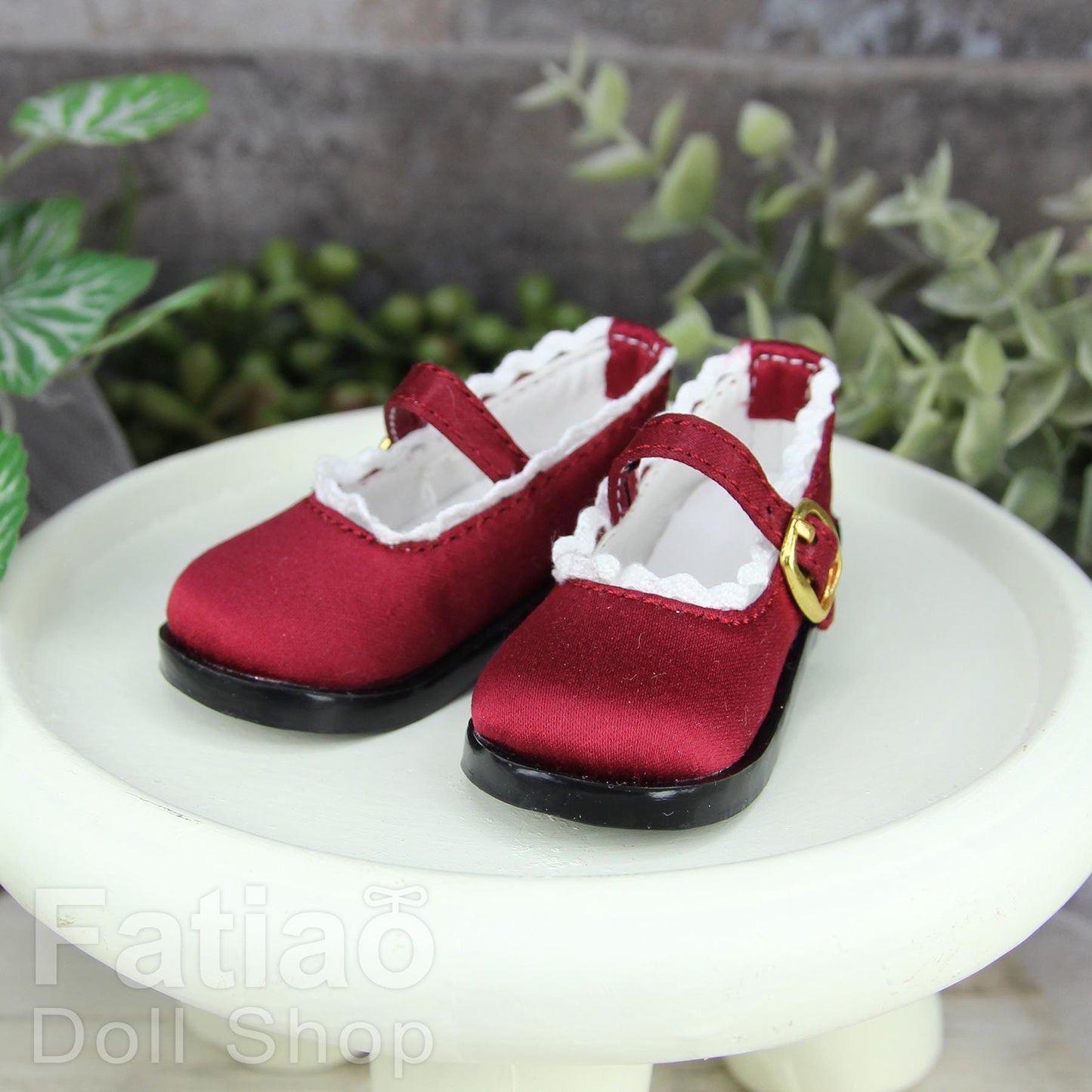 Fatiao - New 1/4 BJD MSD MDD Dollfie Dolls Satin Mary Jane Shoes
