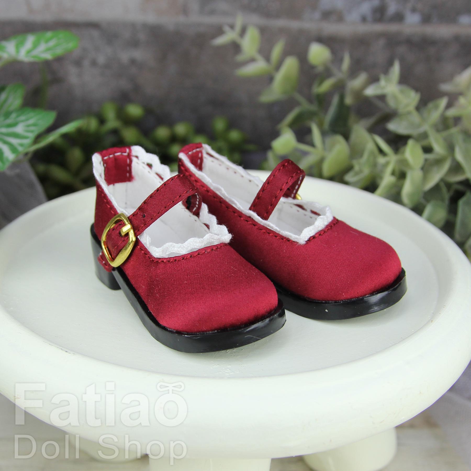 Fatiao - New 1/4 BJD MSD MDD Dollfie Dolls Satin Mary Jane Shoes