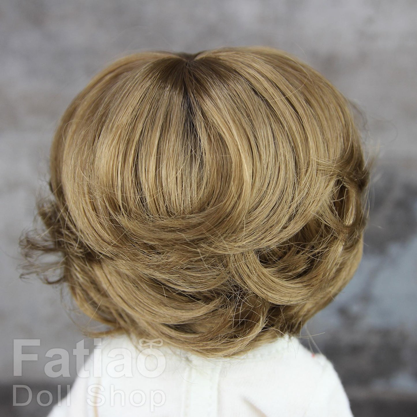 Fatiao - New Dolls Wig Dollfie Yo-SD 1/6 BJD 6-7" size - Latte