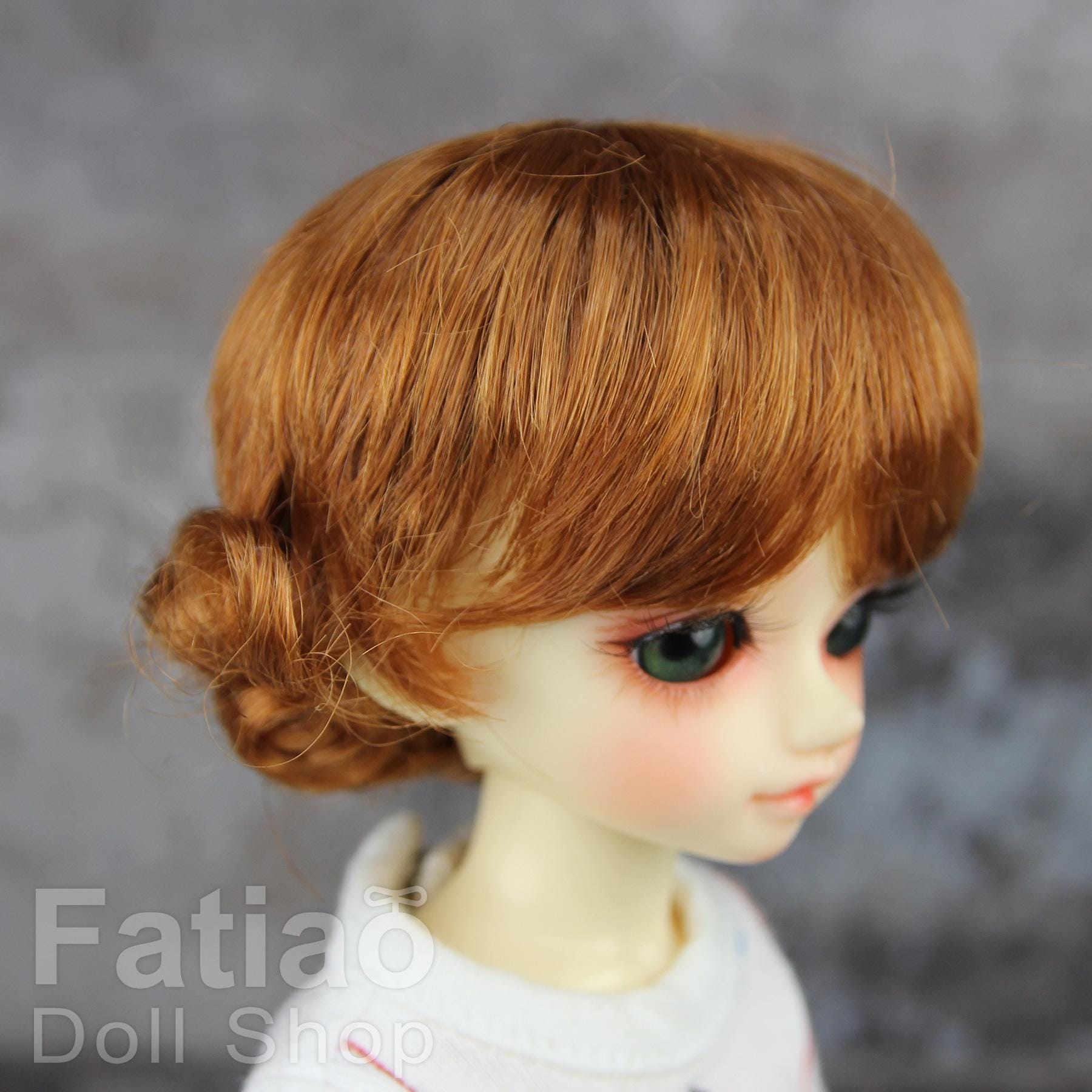 Fatiao - New Dollfie Yo-SD 1/6 BJD - Dolls Wig 6-7 inch - Caramel