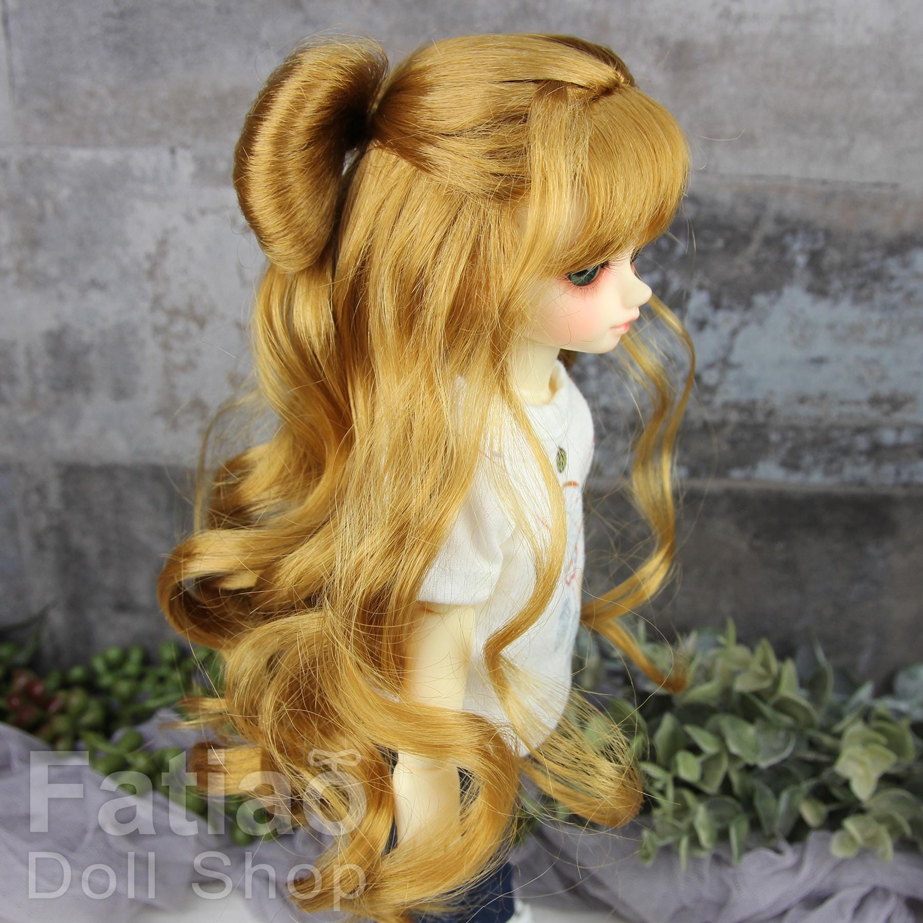 Fatiao - New Dollfie Yo-SD 1/6 BJD - Dolls Wig 6-7 inch - Tawny