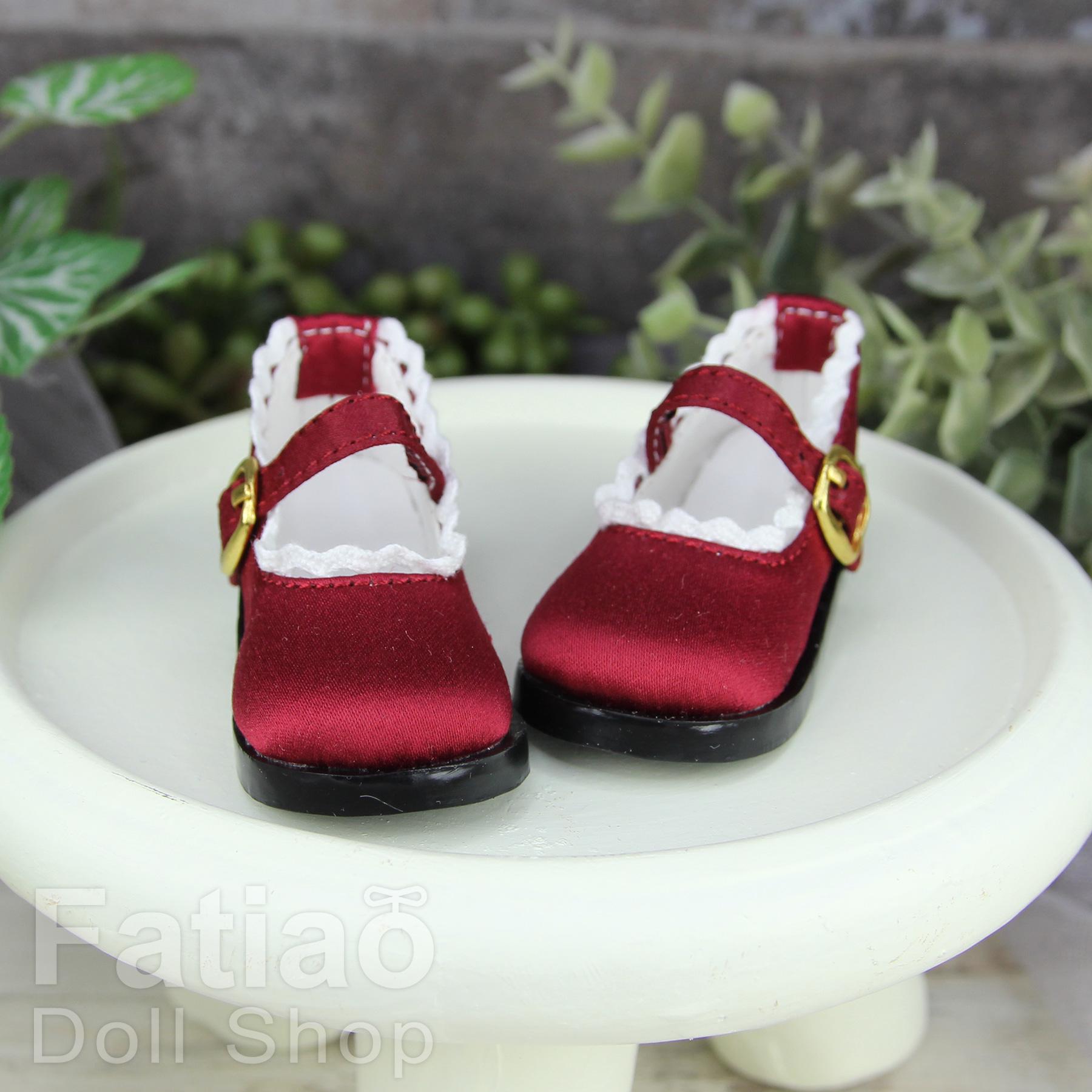 Fatiao - New 1/4 BJD MSD MDD Dollfie Dolls Satin Mary Jane Shoes