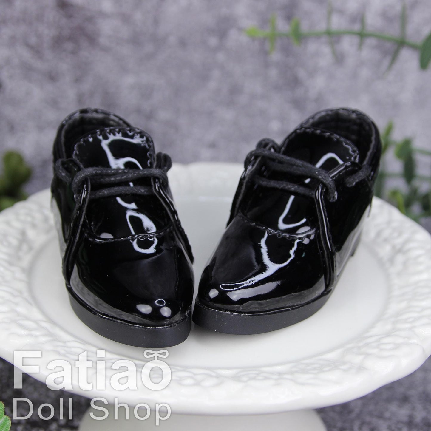Fatiao - New 1/4 BJD Dollfie MSD Shoes - Black (Size 6cm)