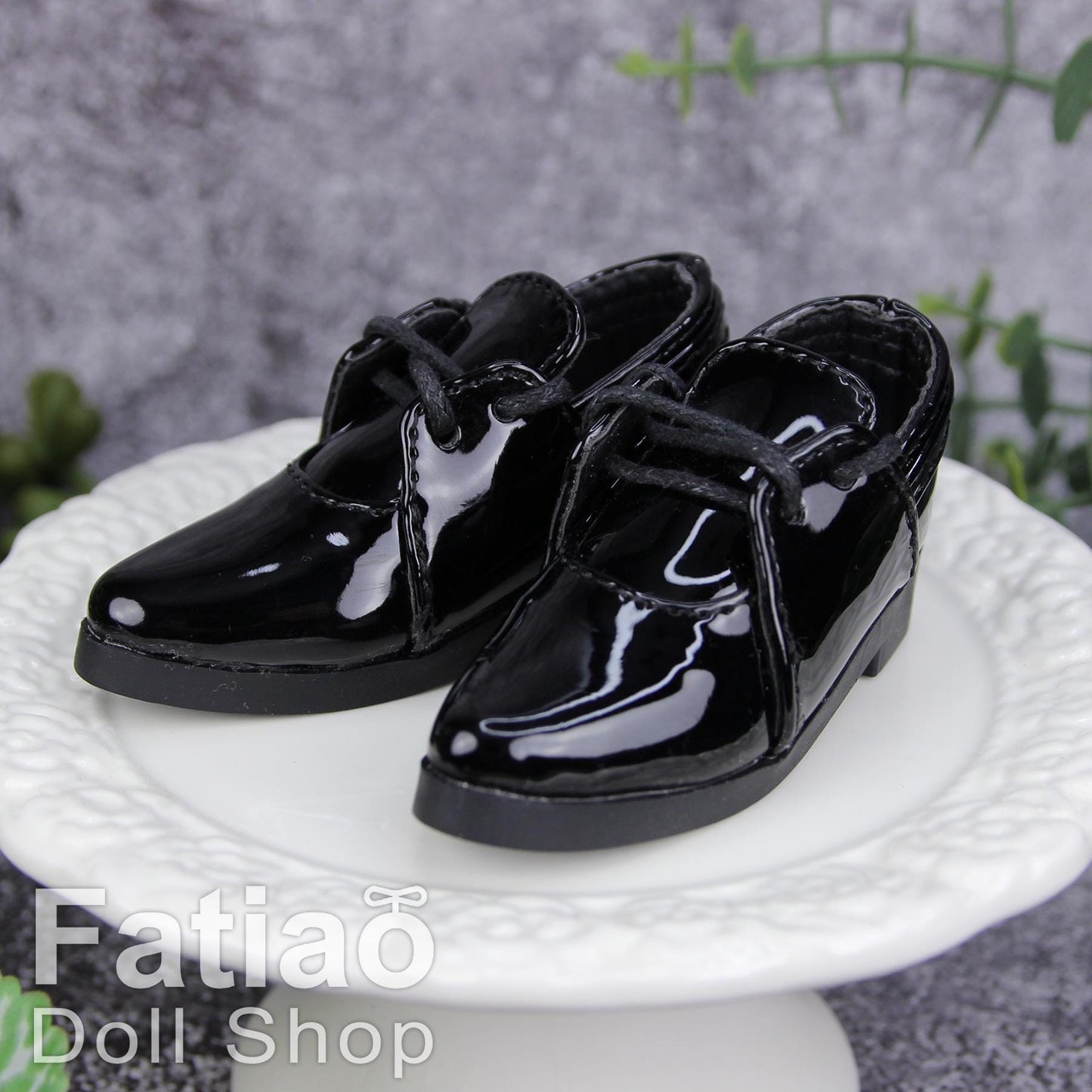 Fatiao - New 1/4 BJD Dollfie MSD Shoes - Black (Size 6cm)