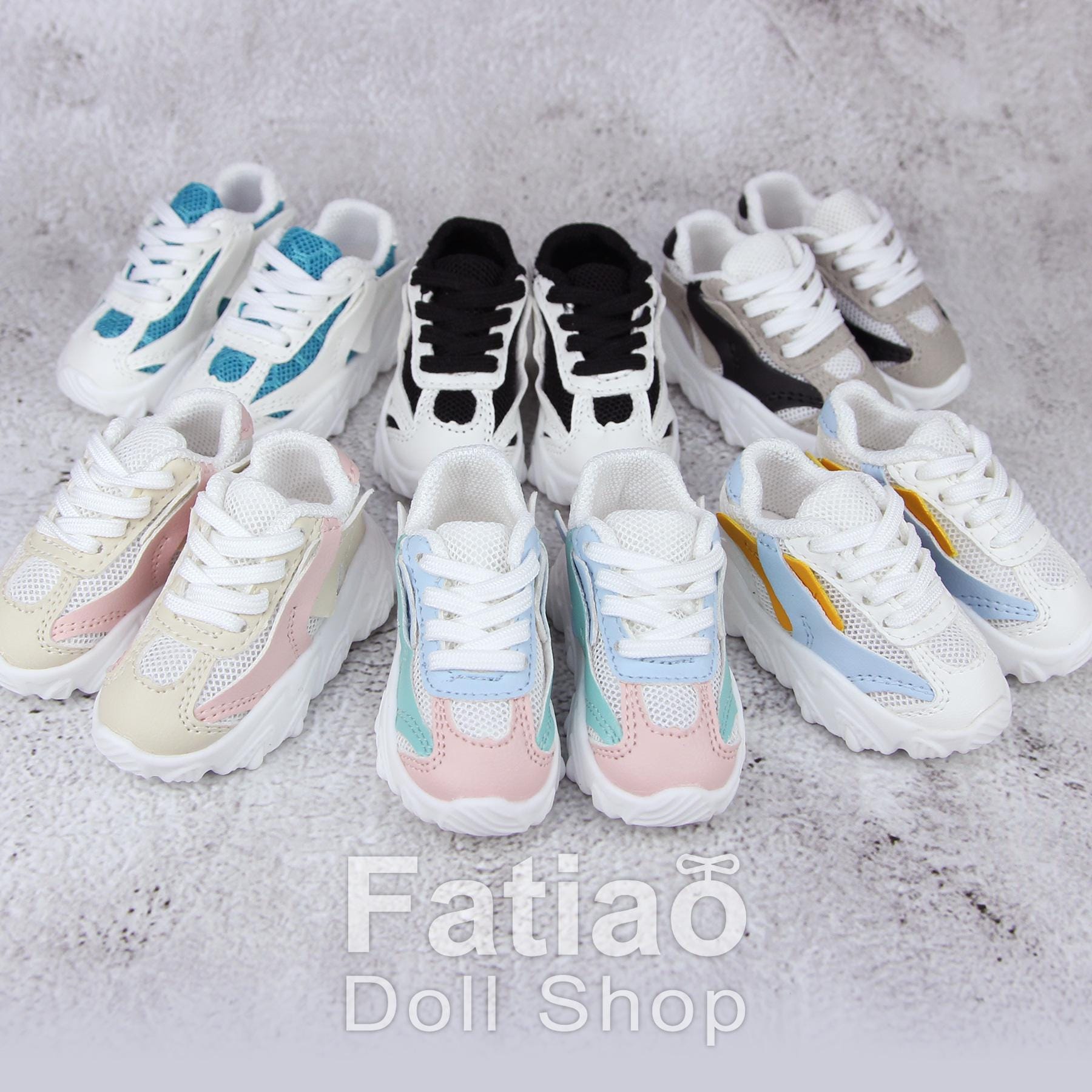 Fatiao - New Dollfie MSD MDD 1/4 BJD Doll sneakers sports gym shoes