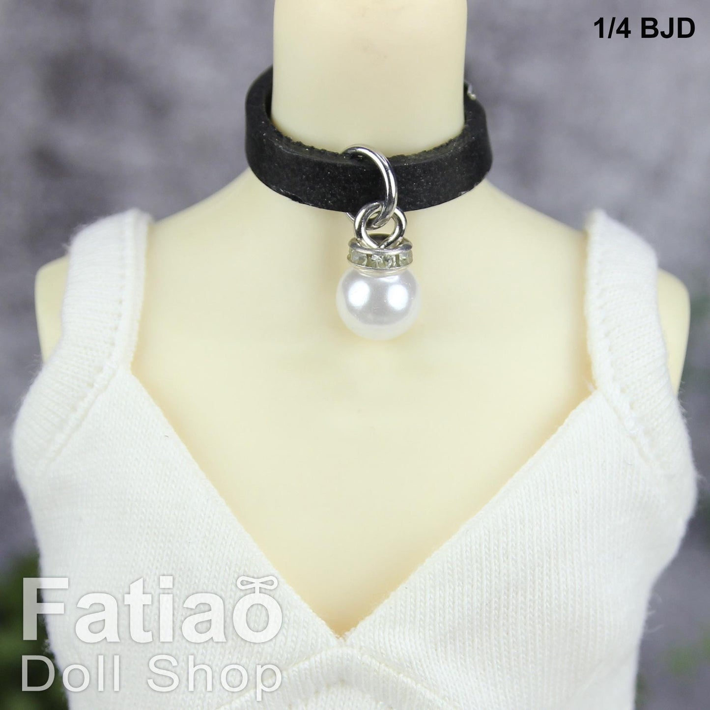 Bow Choker Necklace for 1/3 1/4 BJD SD MSD Dollfie Smart Doll