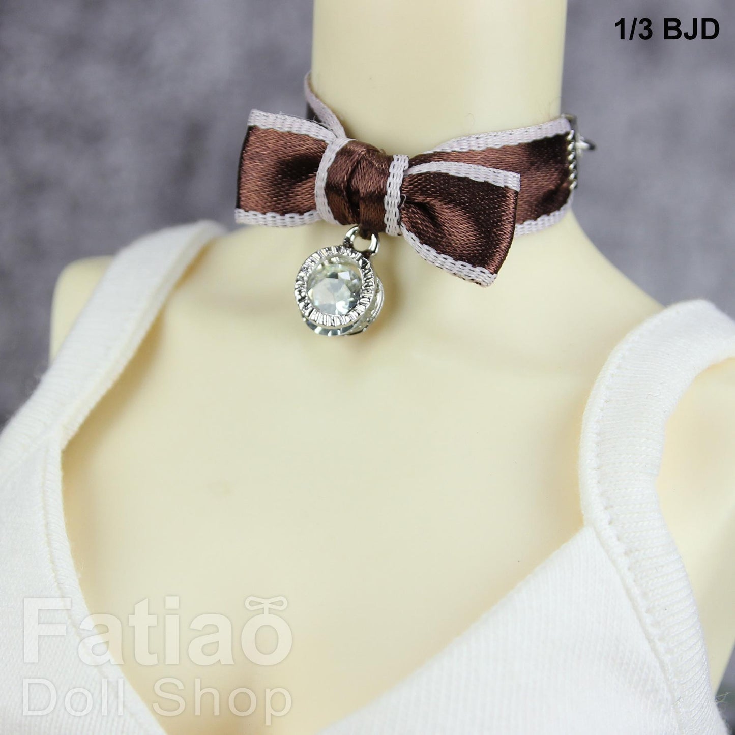 Bow Choker Necklace for 1/3 1/4 BJD SD MSD Dollfie Smart Doll