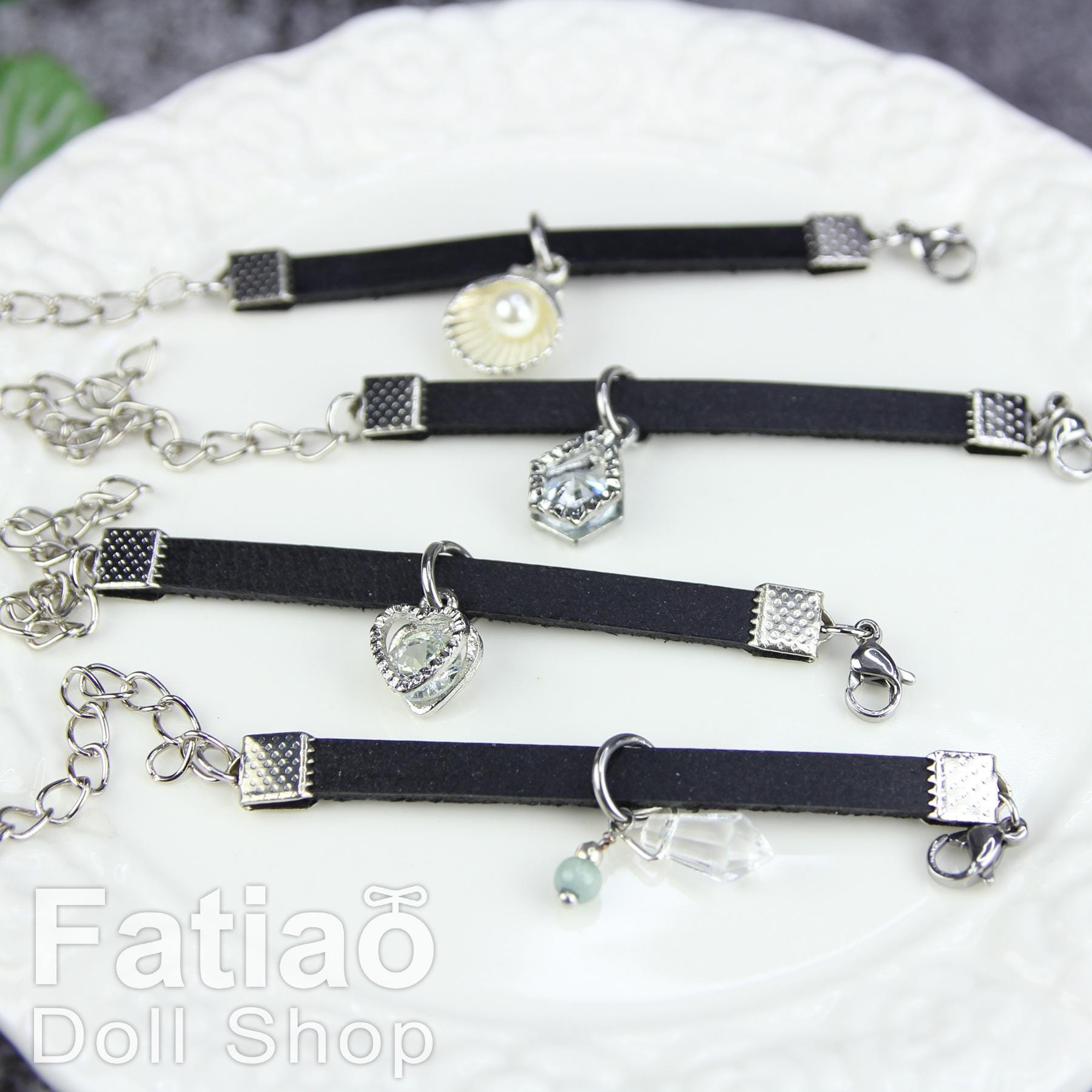 Bow Choker Necklace for 1/3 1/4 BJD SD MSD Dollfie Smart Doll