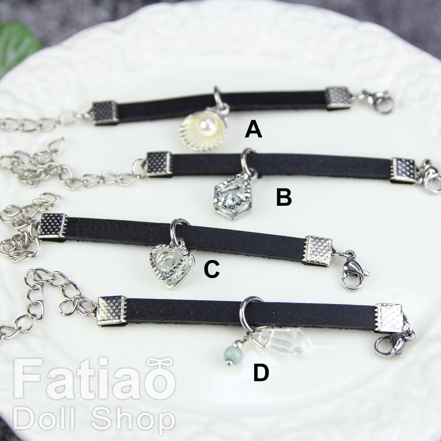 Bow Choker Necklace for 1/3 1/4 BJD SD MSD Dollfie Smart Doll
