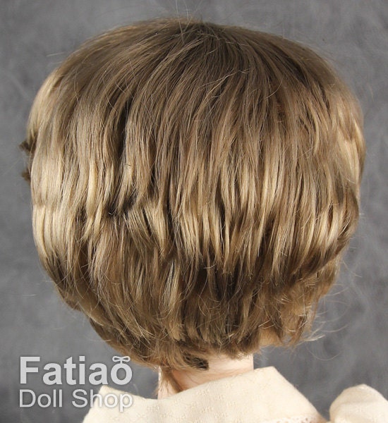 Fatiao - New Dollfie SD 1/3 BJD Dolls Wig size 8-9" - Umber & Baby Brown
