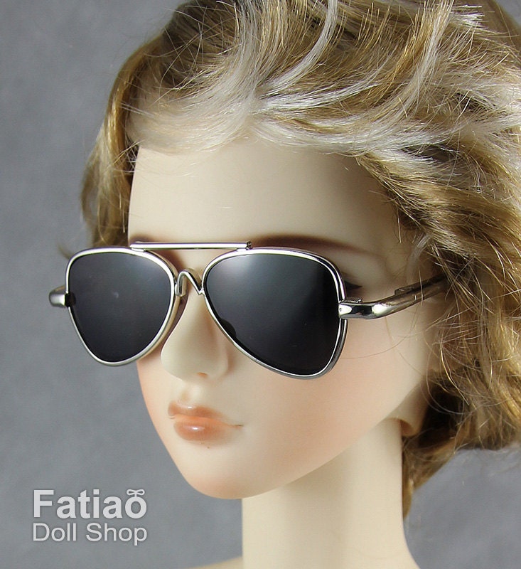 New fashion Dolls Sun Glasses fit 1/3 BJD SD Super Dollfie Silver