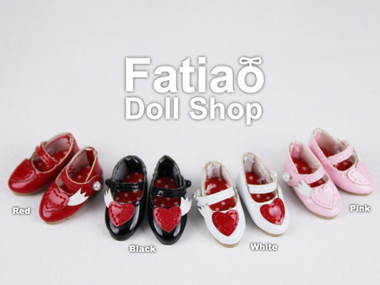 Fatiao - New Lati Yellow Pukifee 1/8 BJD Doll Shoes -Love wings (Size 2.6cm)